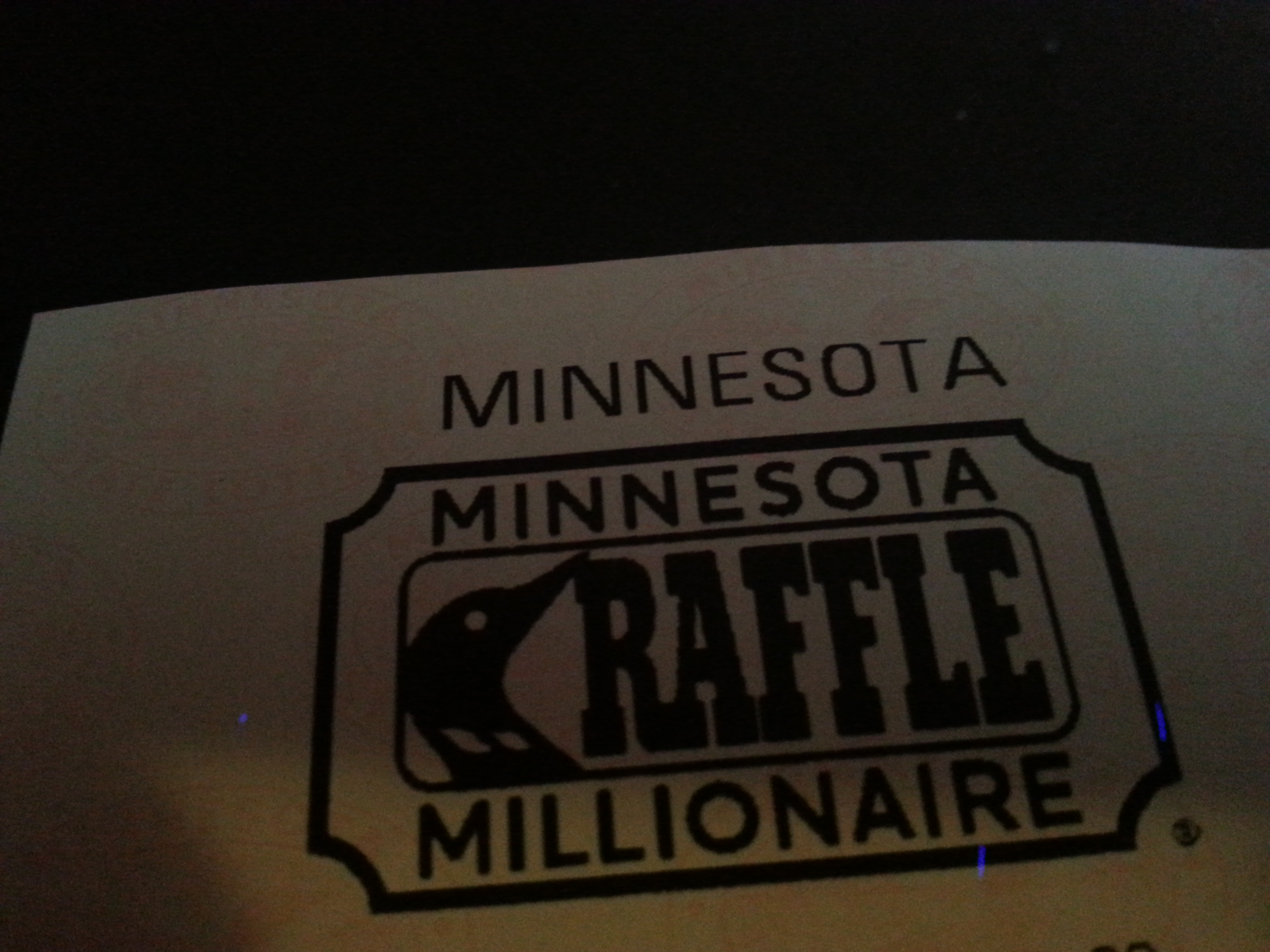 the Mn millionaire raffle ticket the Mn millionaire raffle ticket