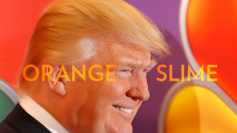 Maybe he means an orange slime landslide?