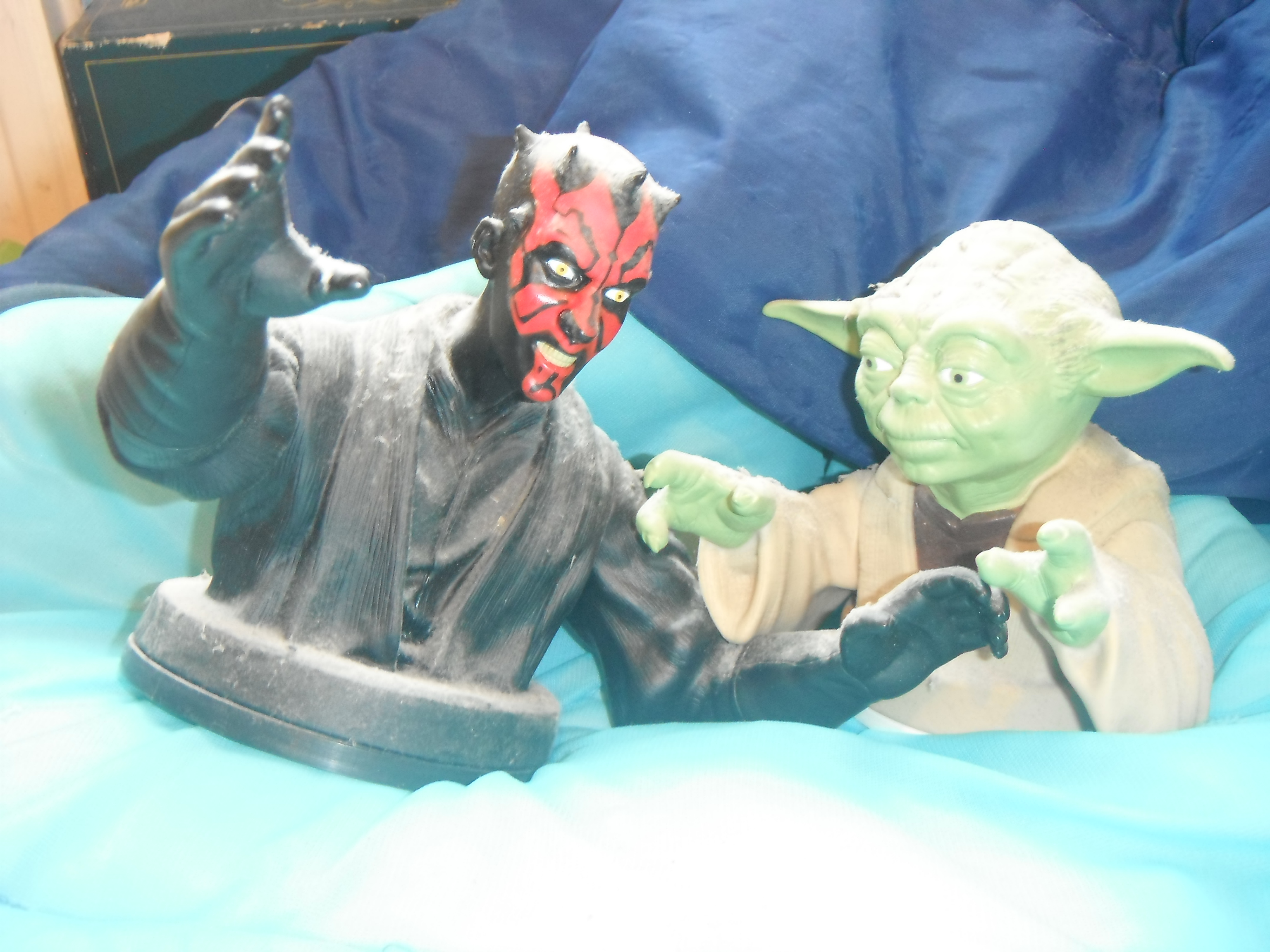Photo taken by me – Yoda V Dart Maul – neither of who are in this movie. Photo taken by me – Yoda V Dart Maul – neither of who are in this movie.