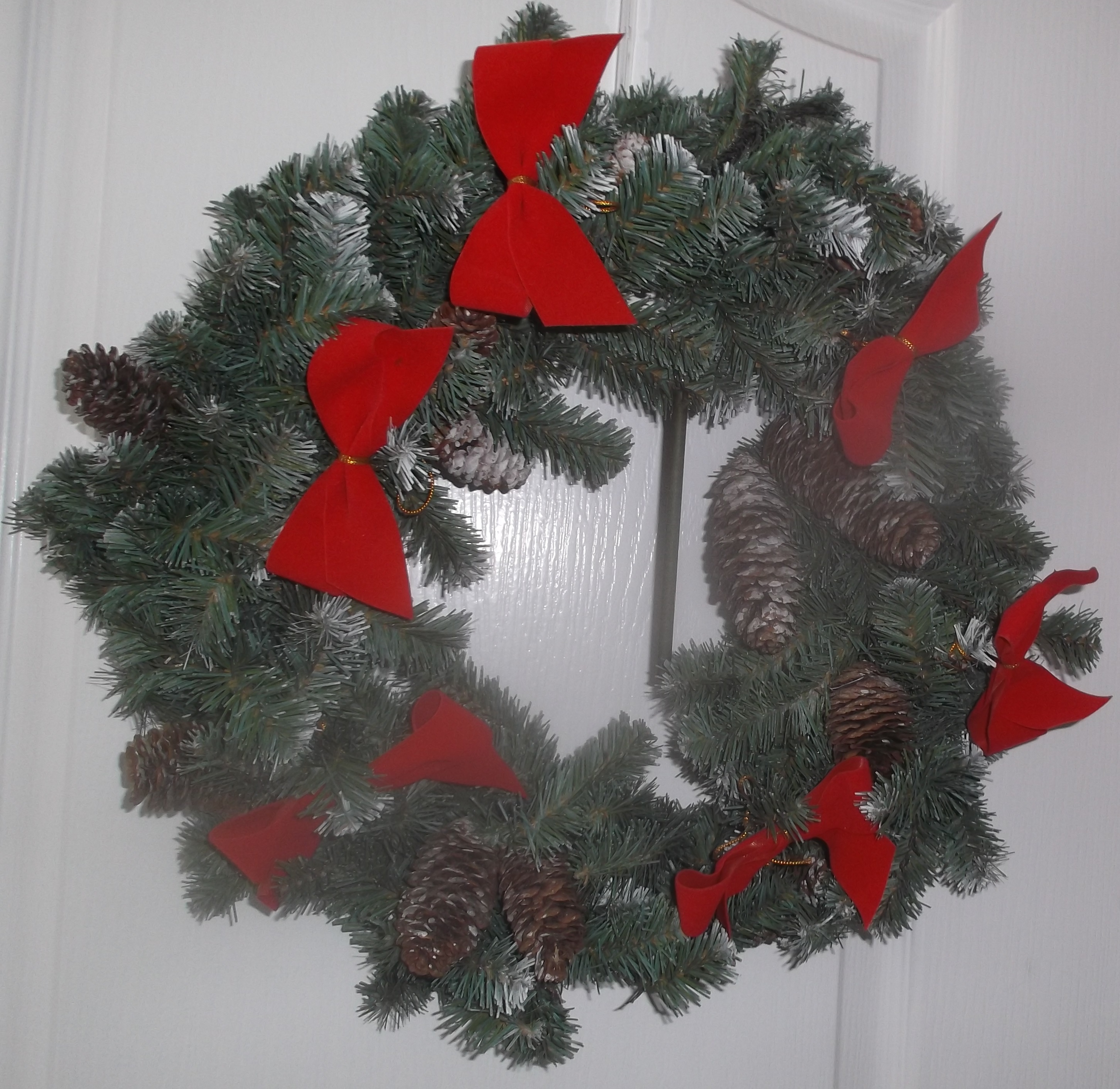 Wreath on the door at my brother's house Wreath on the door at my brother's house