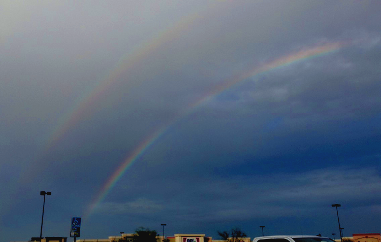 2 Rainbows are better than one, right? 2 Rainbows are better than one, right?
