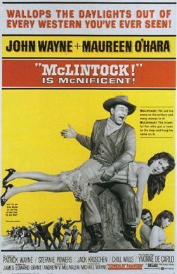 McLintock movie poster McLintock movie poster
