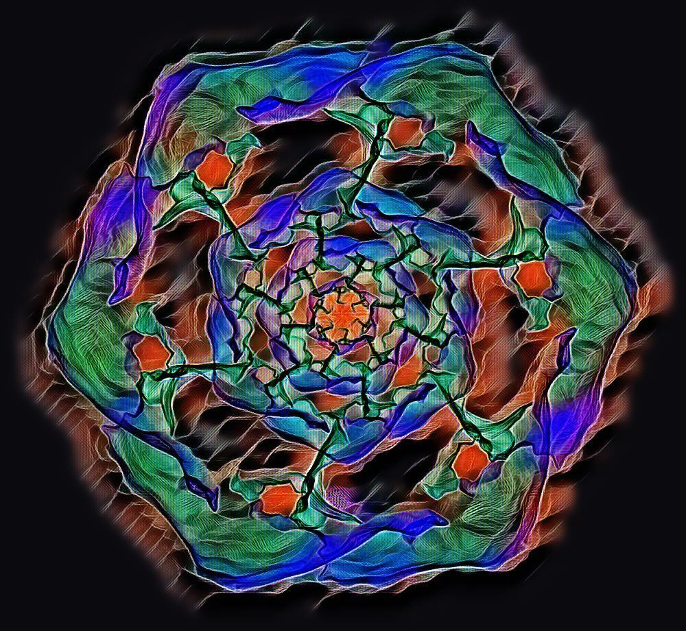 Created by me on weavesilk.com with Floating Art and negative effects on LunaPic