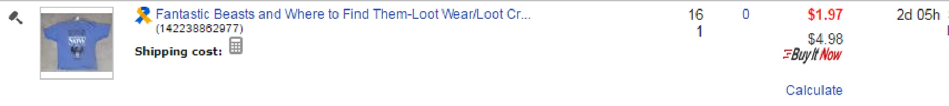 Screencap I took of my current ebay auction that has a watcher. Screencap I took of my current ebay auction that has a watcher.