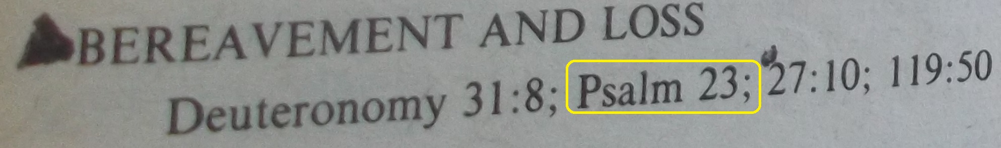 Photo I took of the Redi Reference in my Bible, cropped and highlighted w Microsoft paint Photo I took of the Redi Reference in my Bible, cropped and highlighted w Microsoft paint