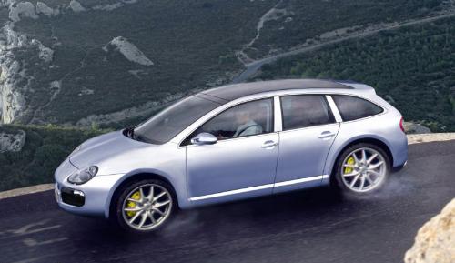 Porsche Panamera - Porsche has finally confirmed that it will build a fourth model line, to be called Panamera. The Panamera will be a 'sport-coupe in the premium class with four seats and four doors', according to a brief notice. The production vehicle is expected for the 2009 calendar year. The Panamera will be built at the Leipzig factory alongside the Cayenne, and sources are estimating an annual production of nearly 20,000 units. The sleek rear-wheel-drive four-seater will be powered by Porsche's 4.5-liter V-8 - either the 340-horsepower version, or the optional 450-horsepower turbocharged engine. A hot 500-horsepower version may eventually follow. The new chassis may be shared with Volkswagen in an arrangement similar to the one that spawned the Cayenne.