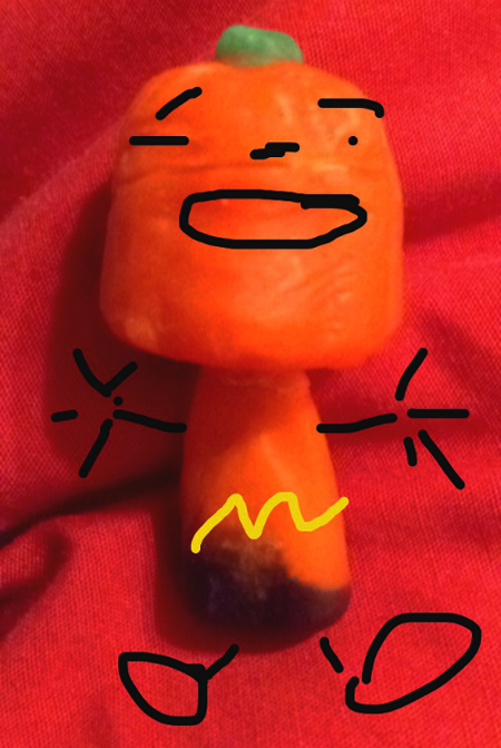 Charlie Brown as candy corn Charlie Brown as candy corn