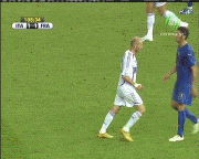 zidane animation 1 - funny zidane gif animation