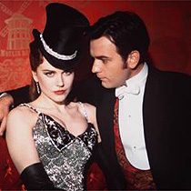 Moulin Rouge - Ewan McGregor & Nicole Kidman as Christian and Satine in the superb movie, the moulin rouge.