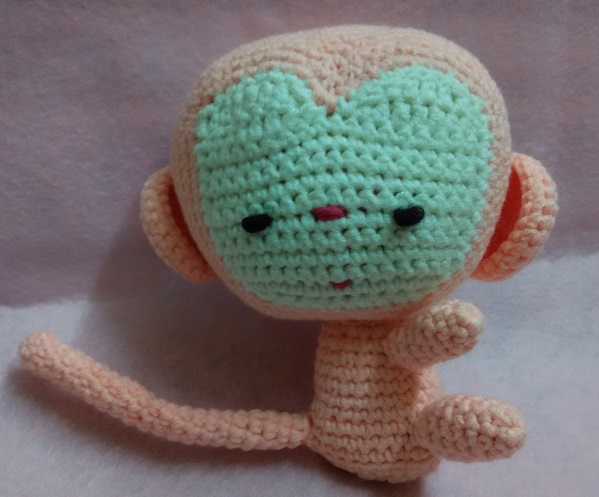 crocheted monkey for my baby