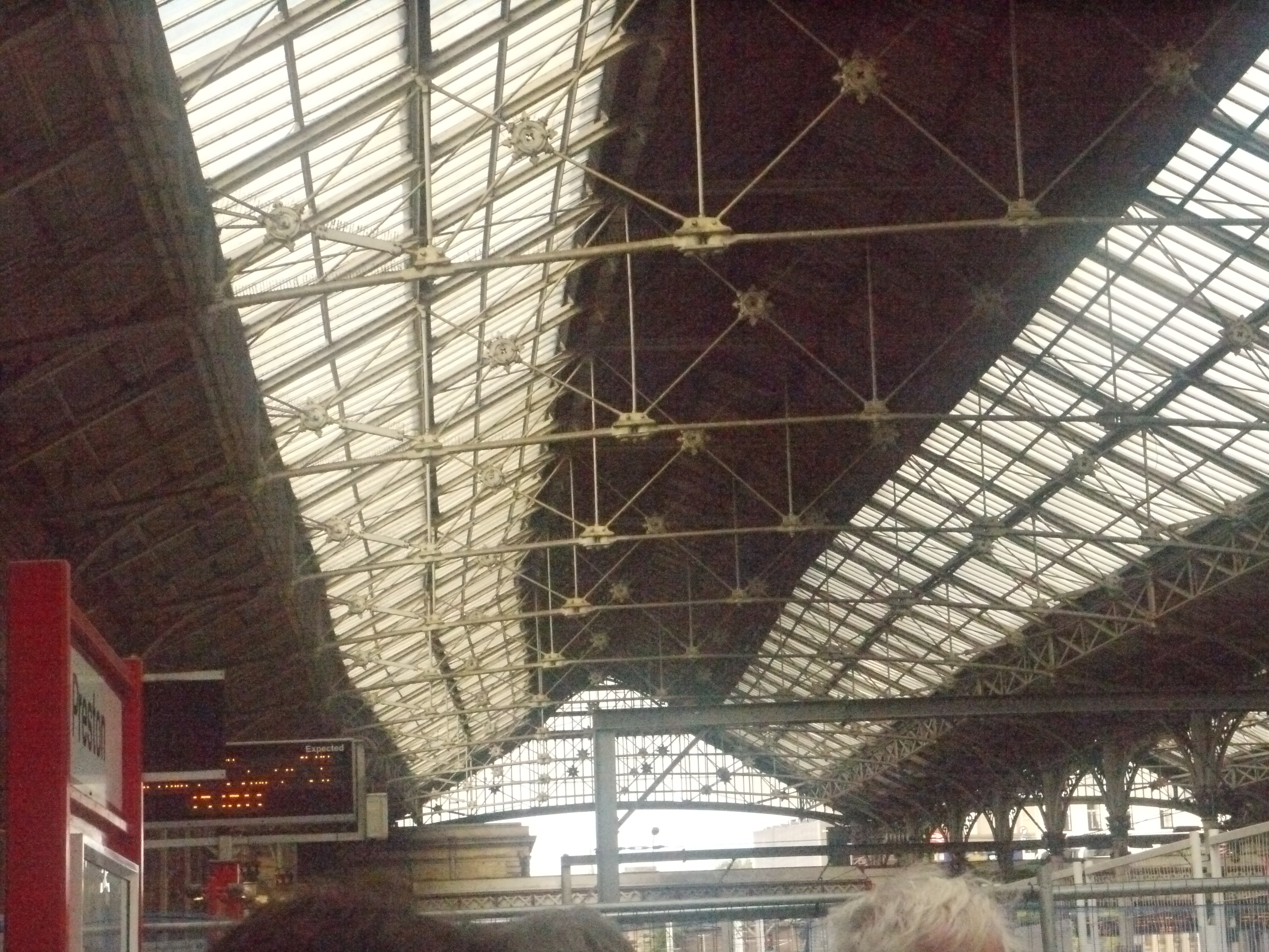 photo taken by me - Preston railway station - where lots of luggage would go 
