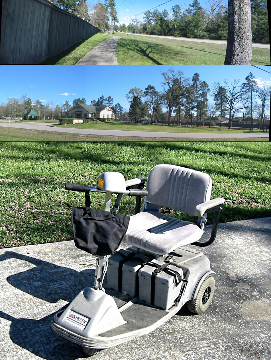Image source: Composite photos of the rec area and jogging path and scooter Image source: Composite photos of the rec area and jogging path and scooter
