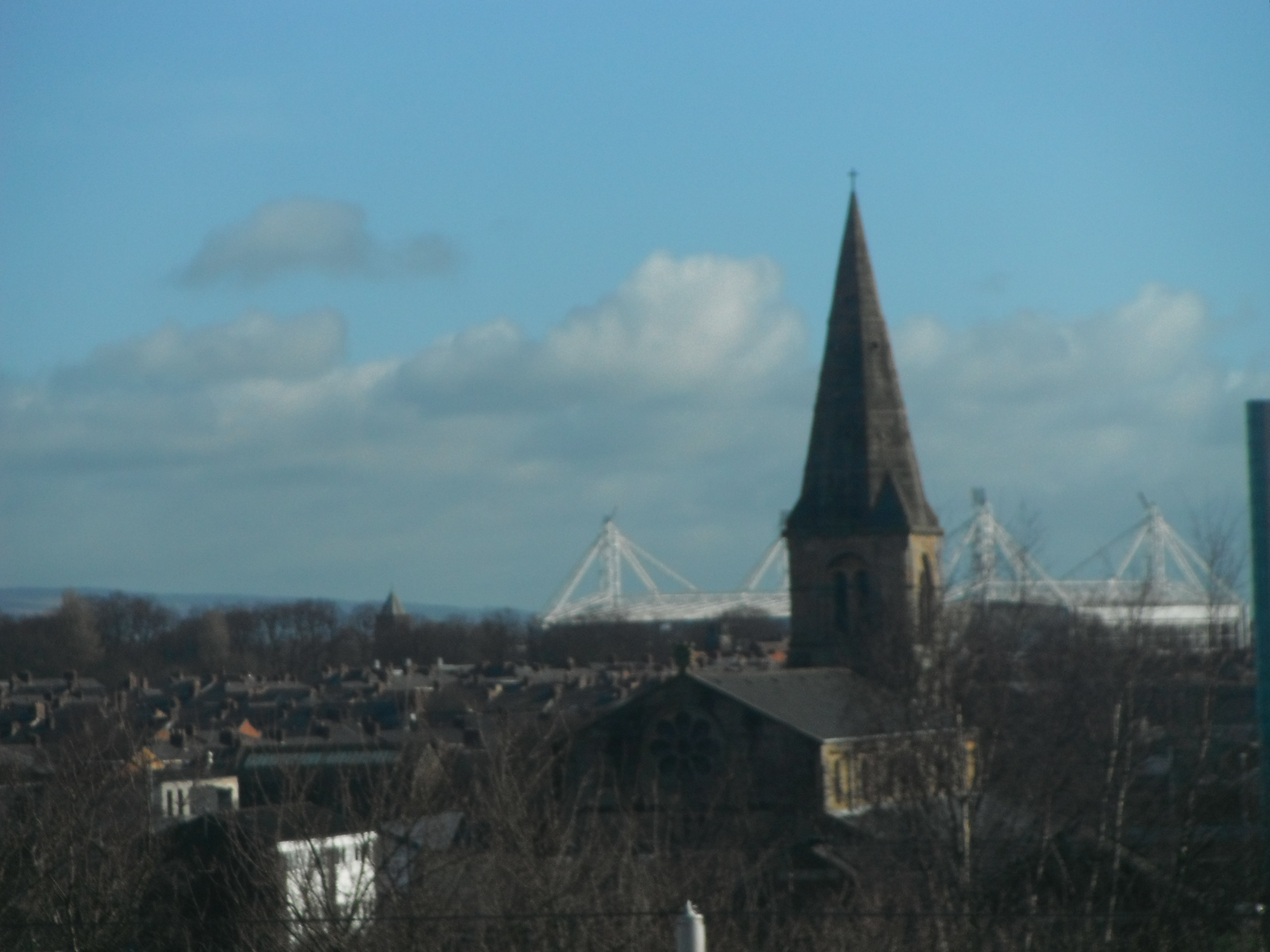 Photo taken by me - Preston North End Football Stadium, seen from the University campus. Photo taken by me - Preston North End Football Stadium, seen from the University campus.