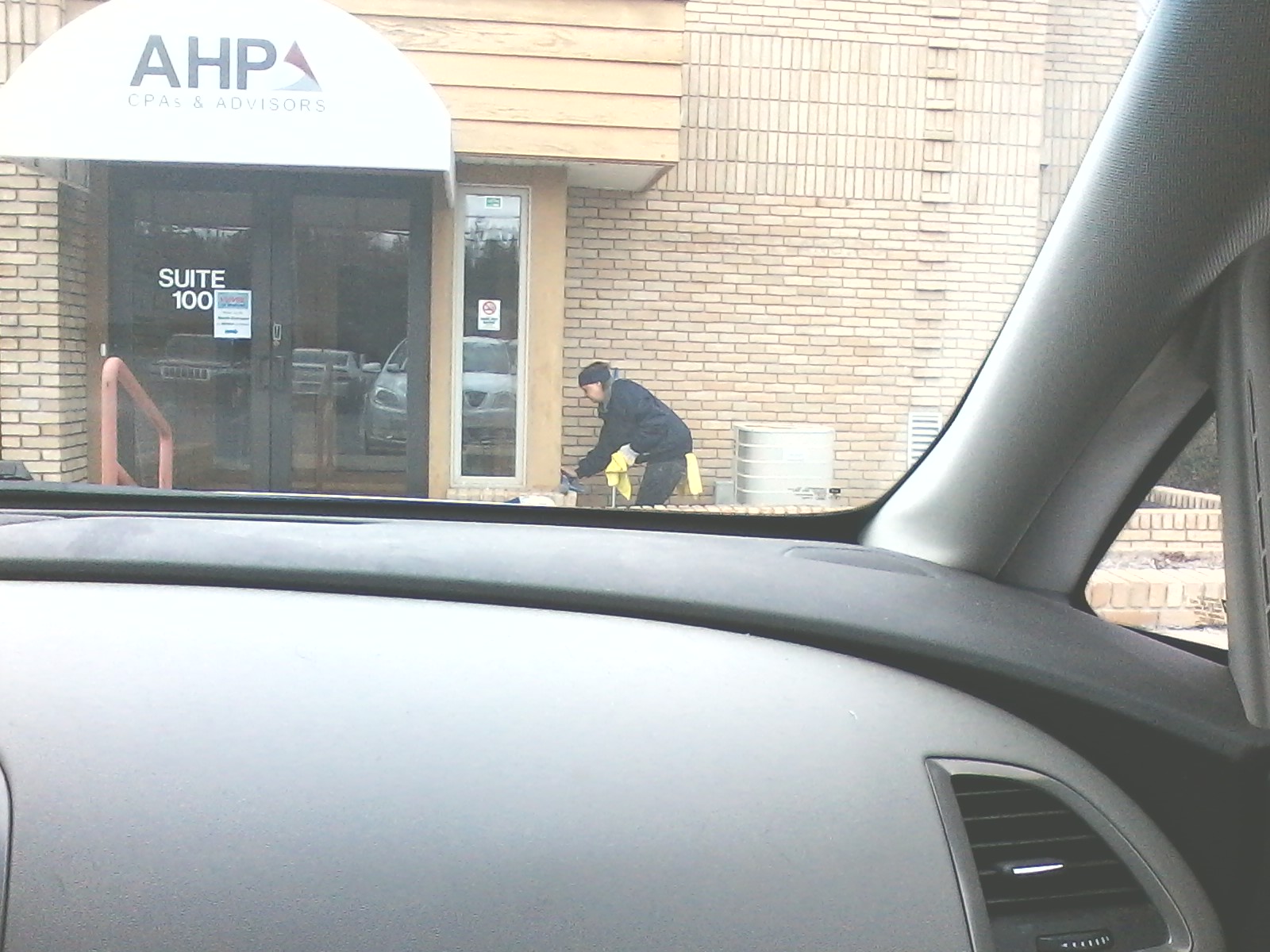 © 2017. Marsha Musselman. All Rights Reserved. My employee cleaning the windows © 2017. Marsha Musselman. All Rights Reserved. My employee cleaning the windows