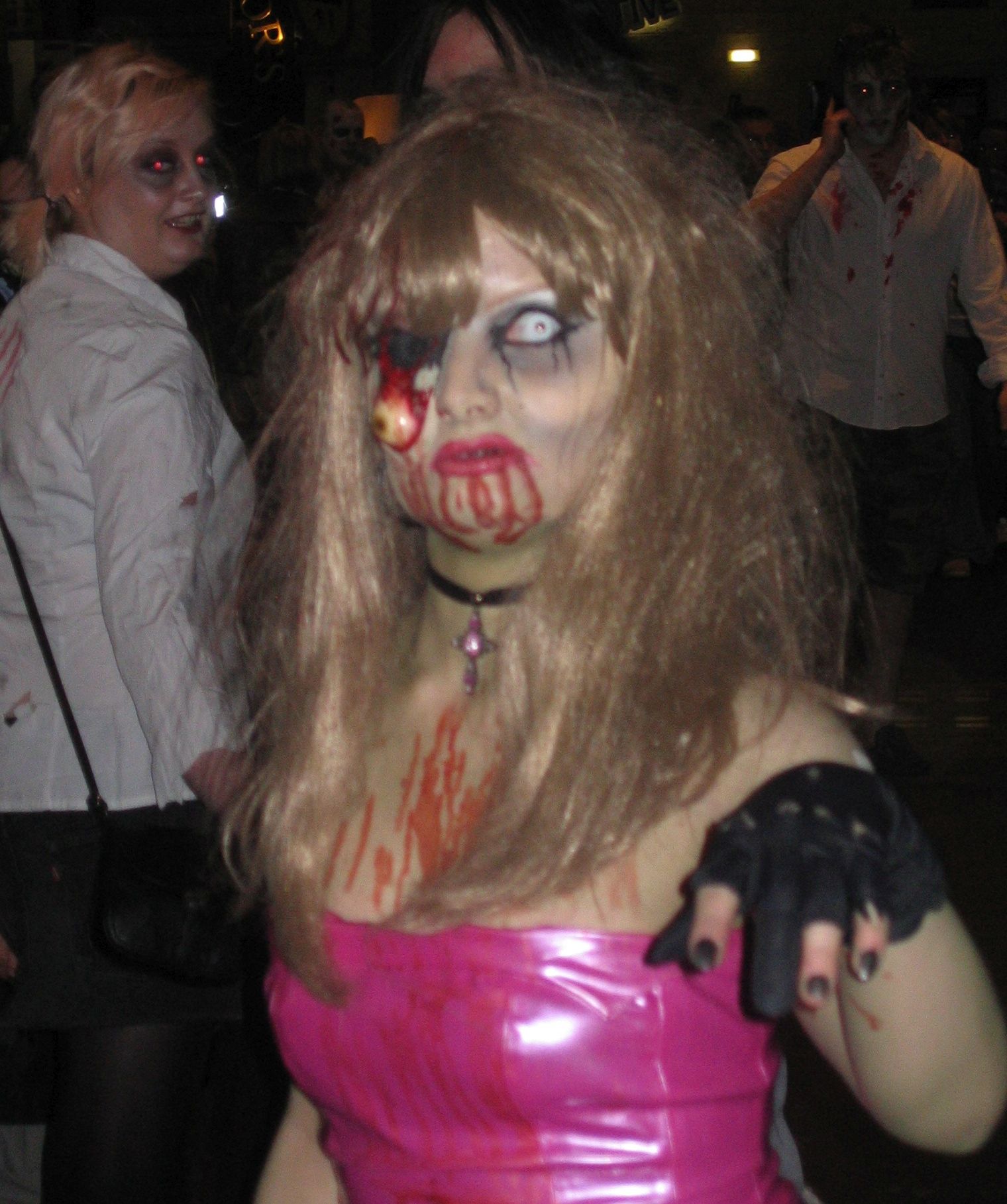 Photo taken by me – Morganna Bramah as a zombie Photo taken by me – Morganna Bramah as a zombie