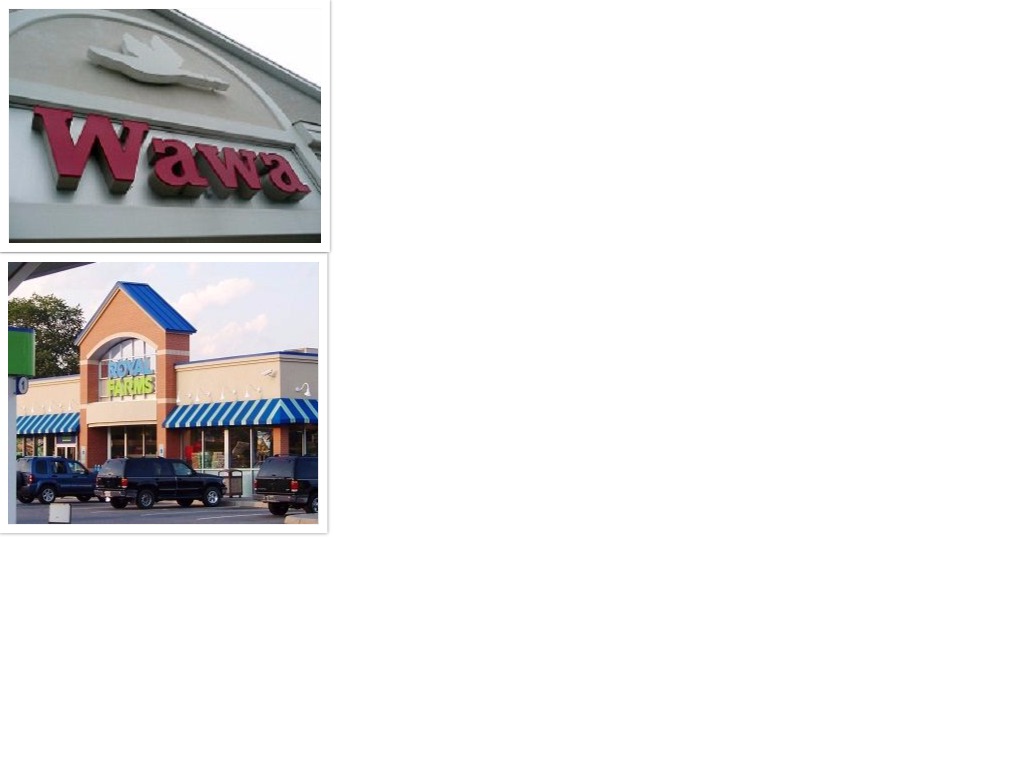 Wawa and Royal Farms Wawa and Royal Farms