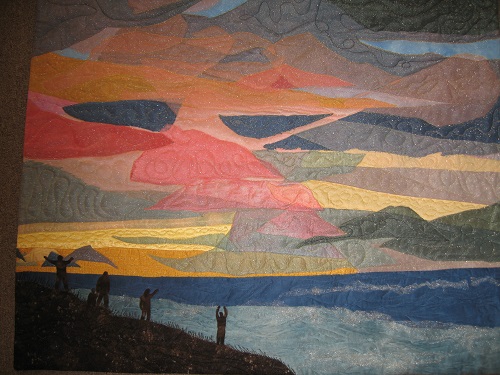 My photo of one of Anne' s quilts in the show. My photo of one of Anne' s quilts in the show.