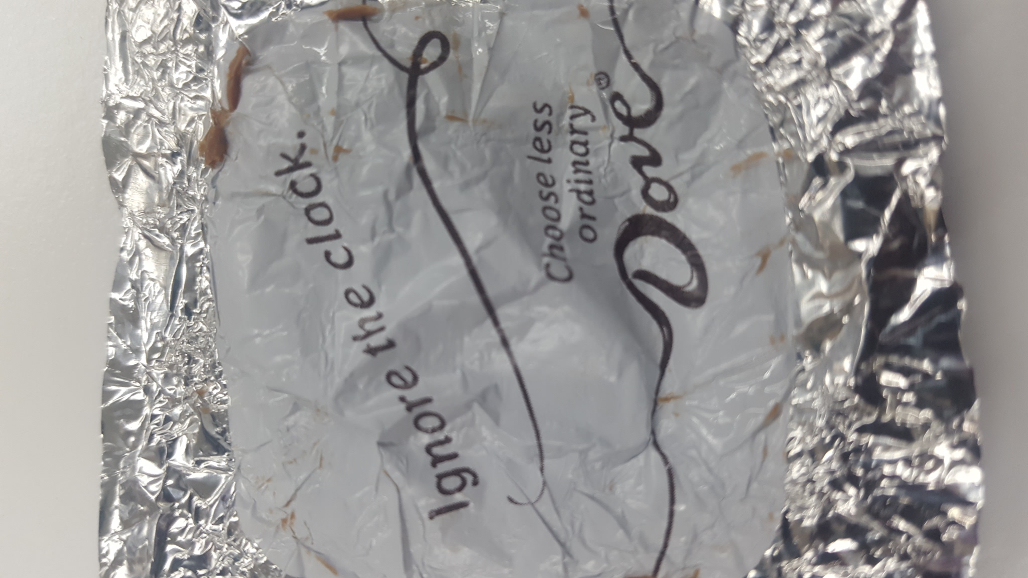 Dove's message for me and you.