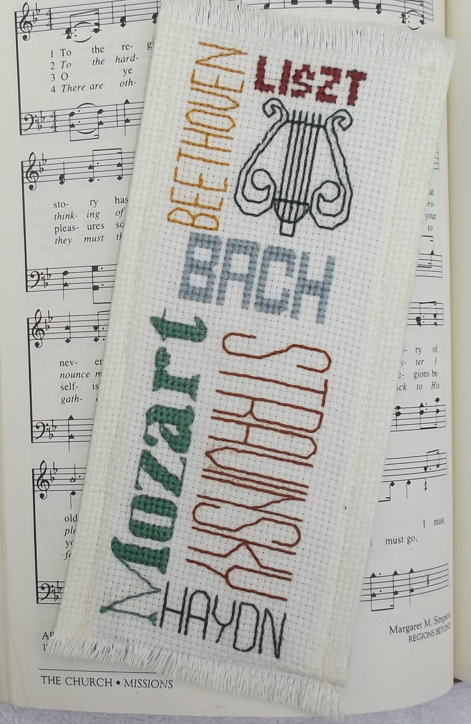 Bookmark I made ant took a photo of