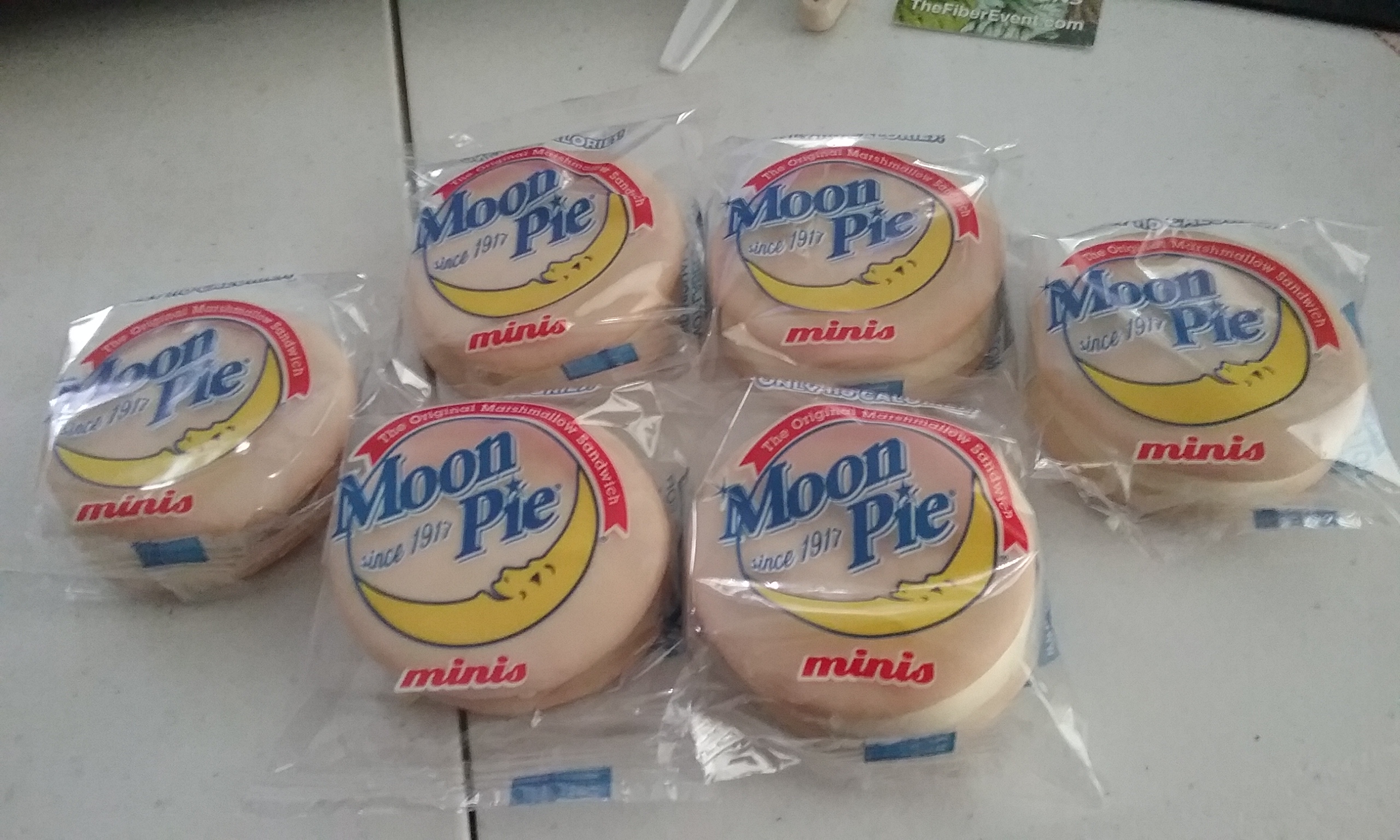 the Moon Pie minis that I bought at the Family Dollar store