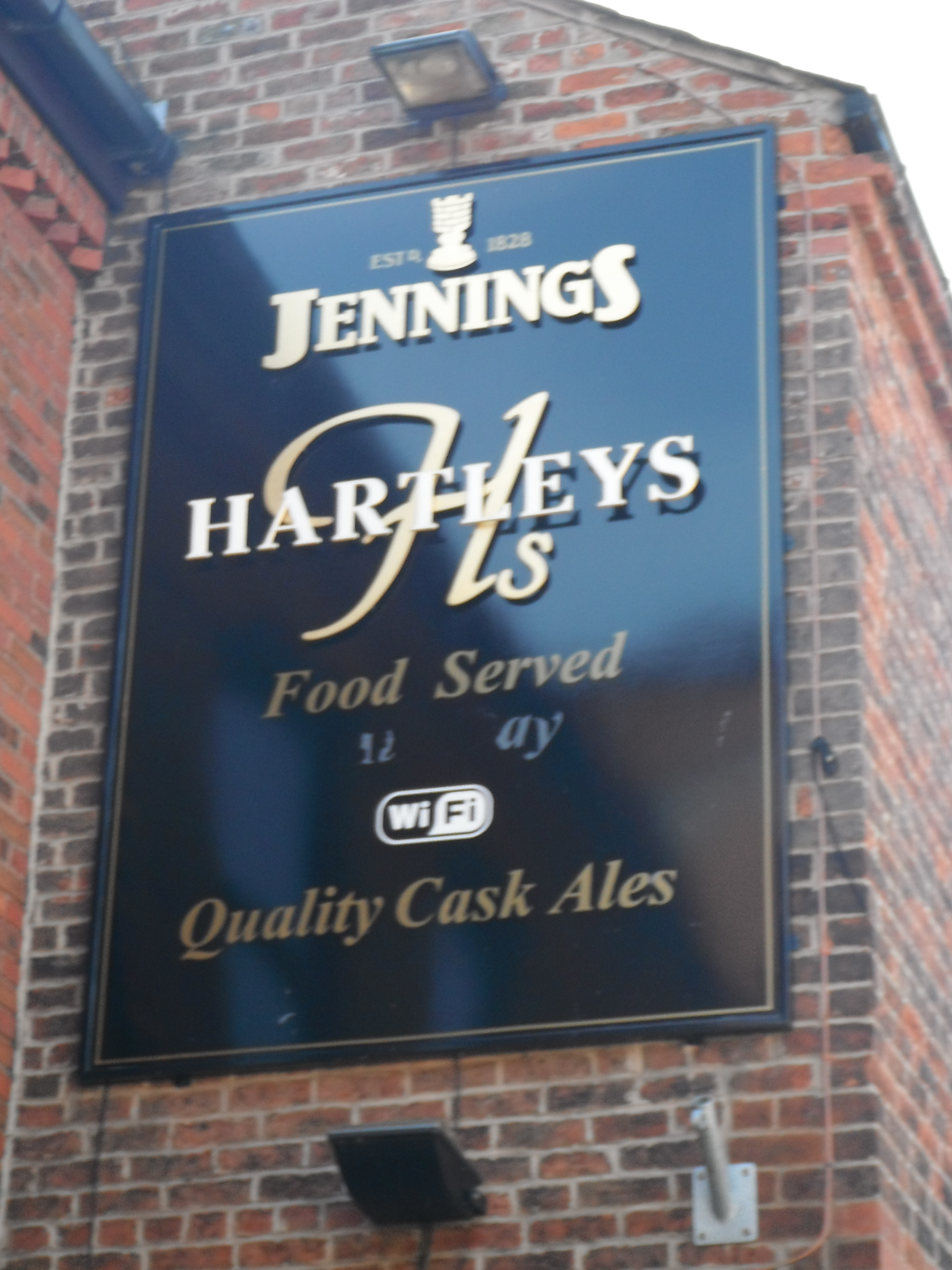Photo taken by me – Hartley’s Wine Bar – Preston