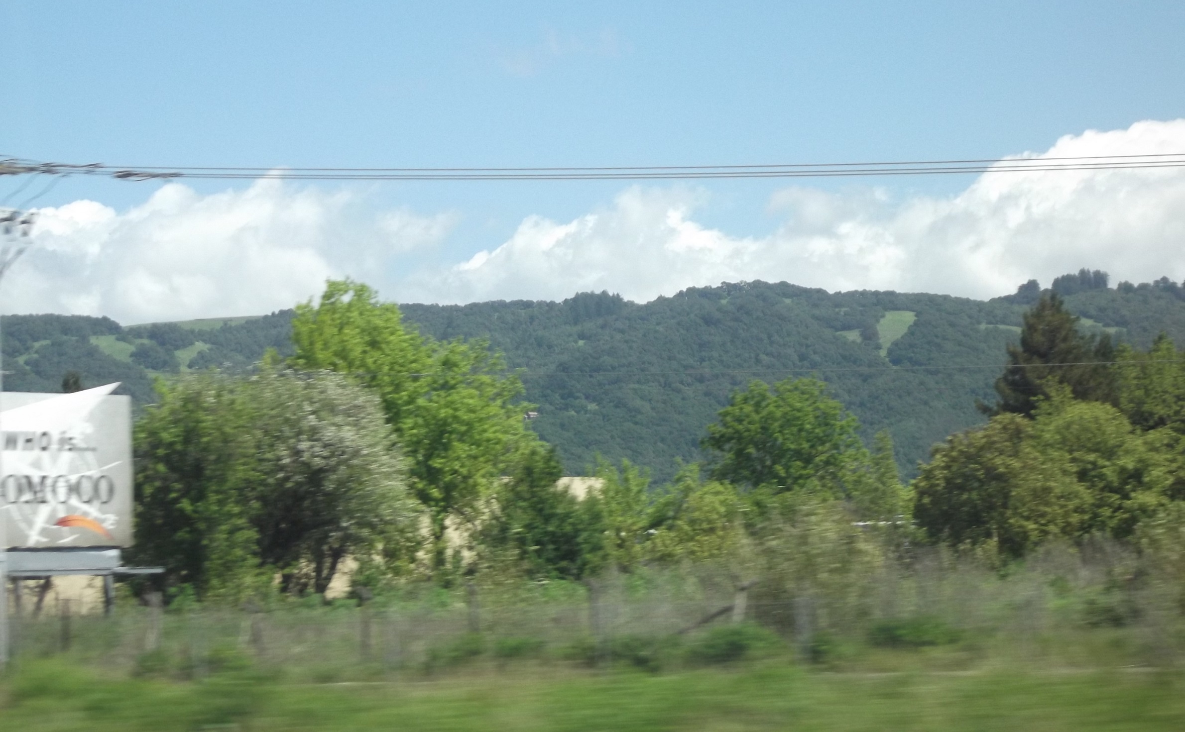 Photo taken by me on trip to or from Mom's chemo 4-20-17