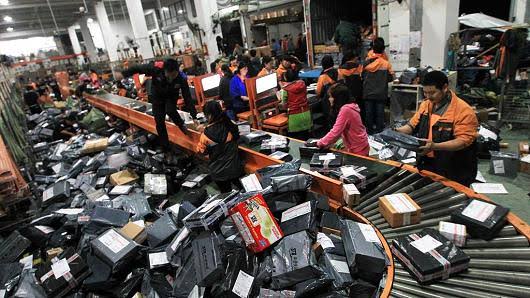 Typical Logistics Sorting Floor Typical Logistics Sorting Floor