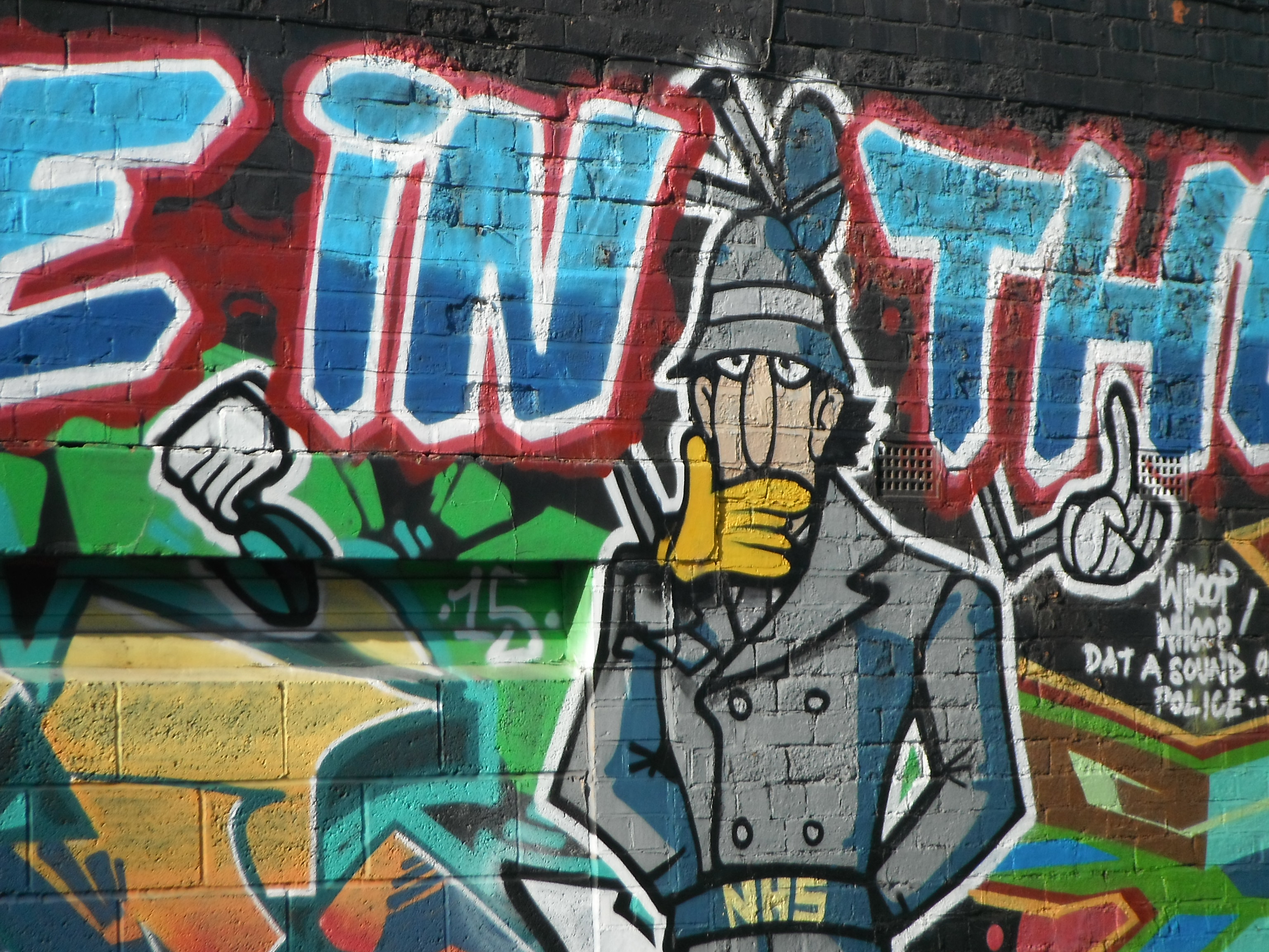 Photo taken by me – The Inspector Gadget Mural, Digbeth, Birmingham.