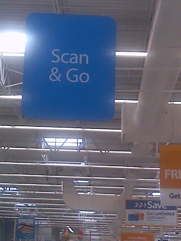 Scan & Go photo at Walmart by Pat Z Anthony