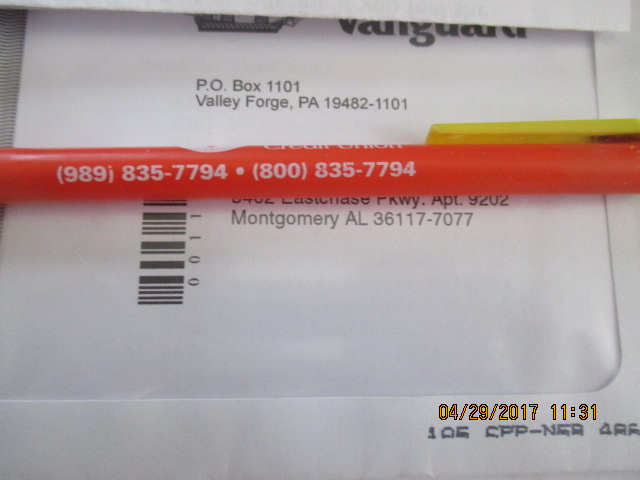 © 2017 Marsha Musselman All Rights Reserved An envelope received Sat 4/29 © 2017 Marsha Musselman All Rights Reserved An envelope received Sat 4/29