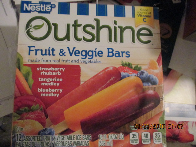 © 2017 Marsha Musselman All Rights Reserved. Outshine bars. Image taken and used in 2016