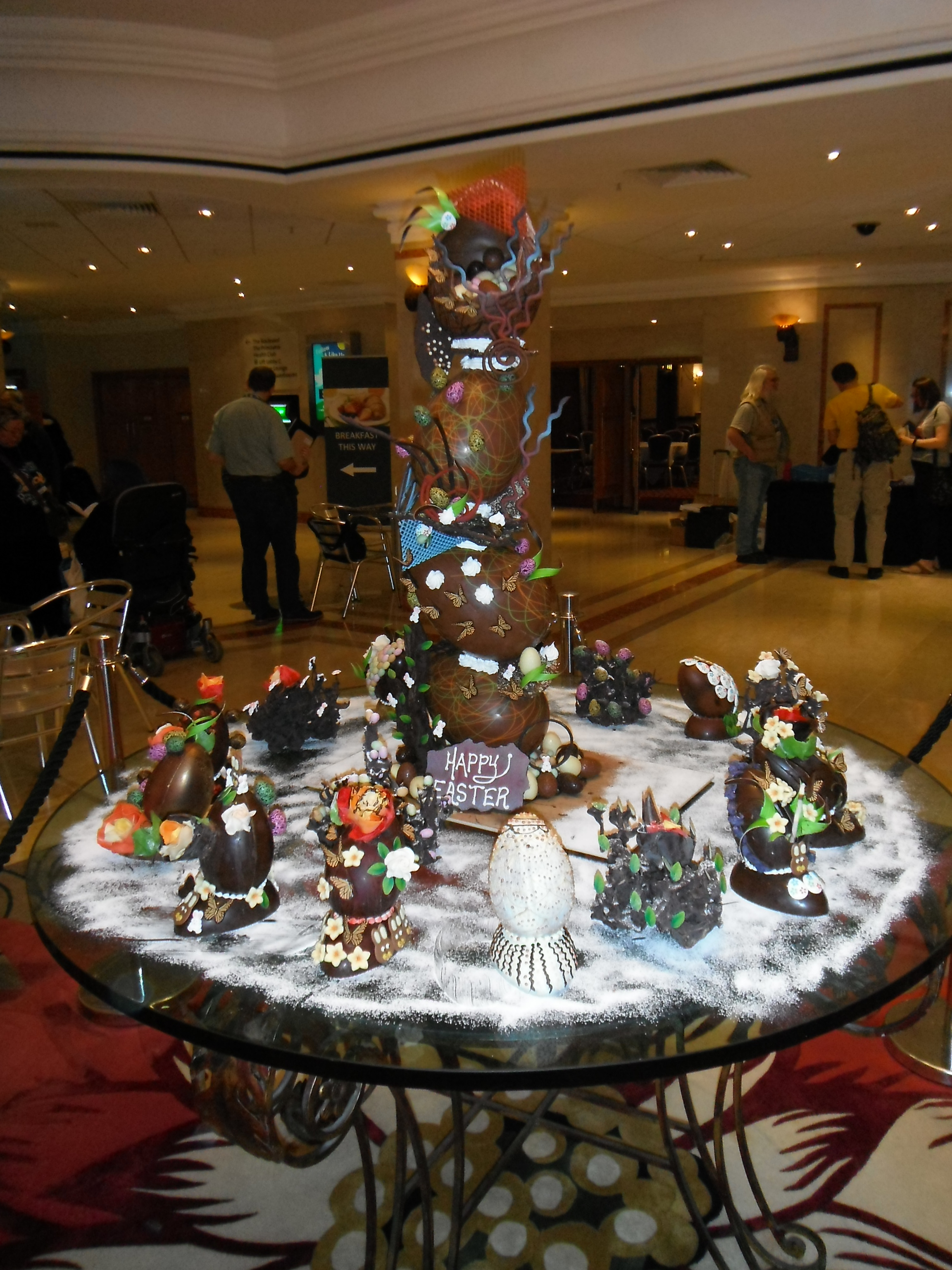 Photo taken by me – Easter egg statue Birmingham Metropole Hotel Photo taken by me – Easter egg statue Birmingham Metropole Hotel