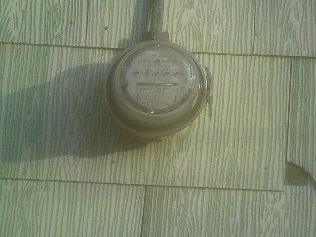 electric meter on my house.