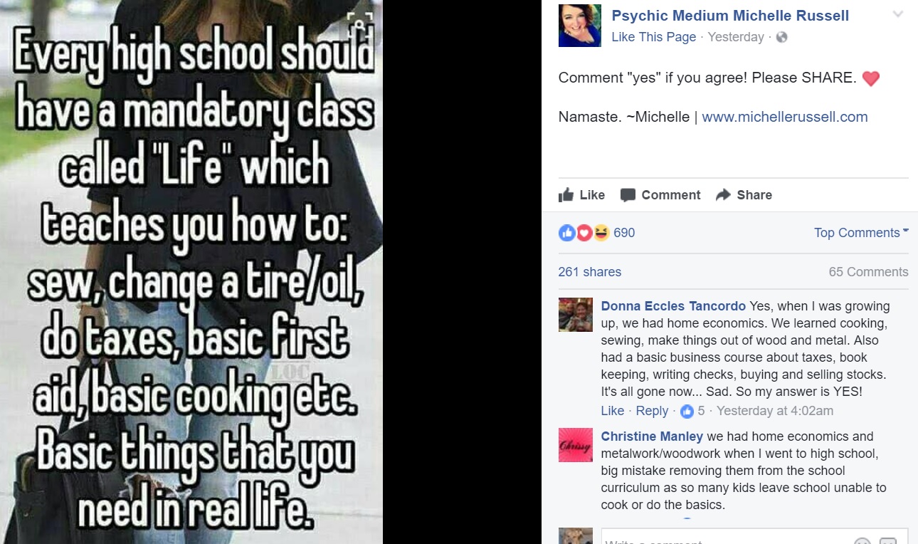 Screen shot from Facebook Screen shot from Facebook