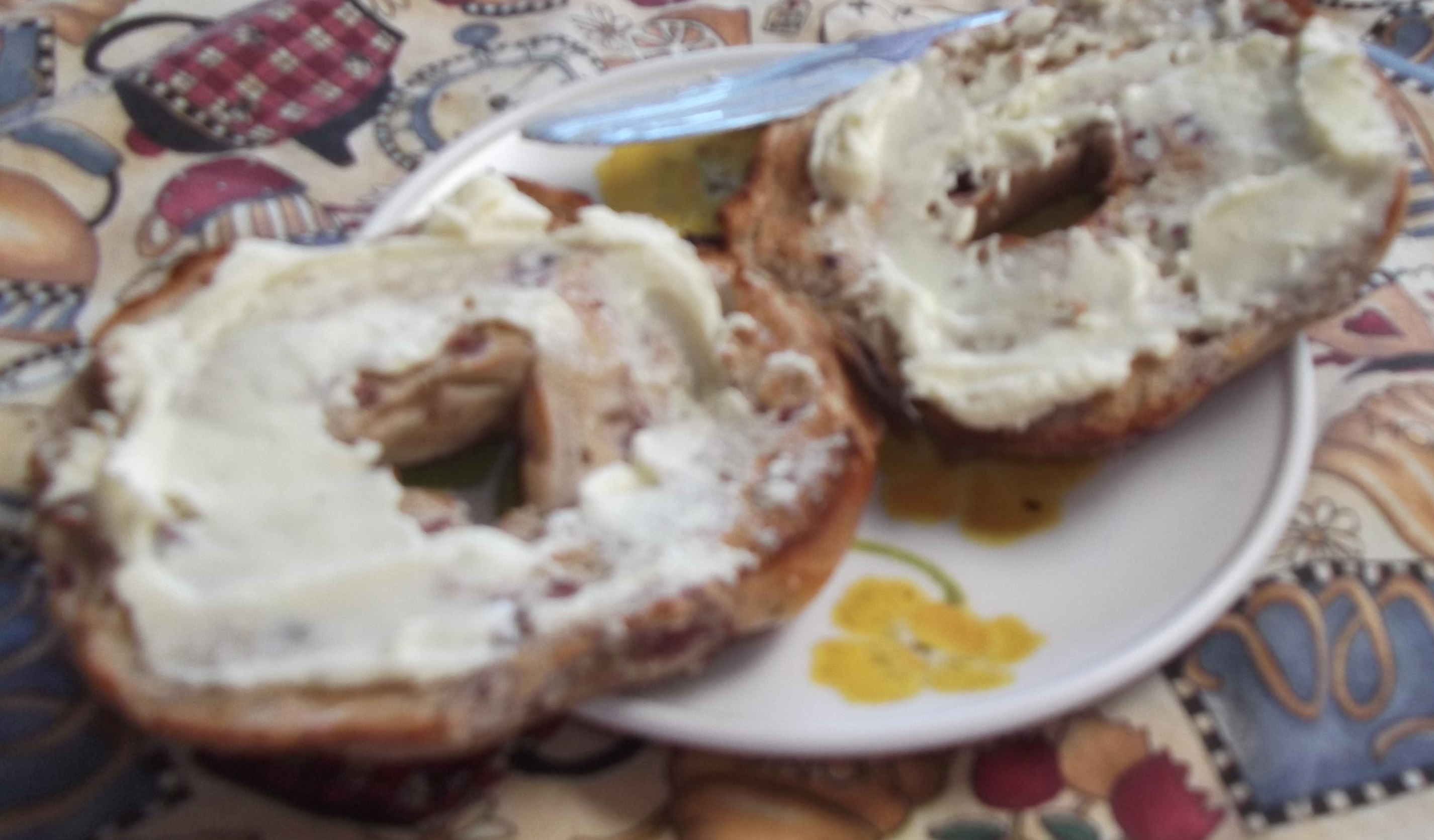 Photo I took of one of the bagels I had this morning 5-13-17 Photo I took of one of the bagels I had this morning 5-13-17