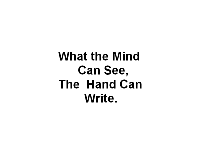What the mind can see - Gus Kilthau What the mind can see - Gus Kilthau