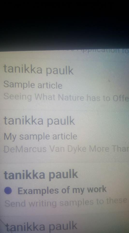 Photo Belongs to Tanikka Paulk Photo Belongs to Tanikka Paulk