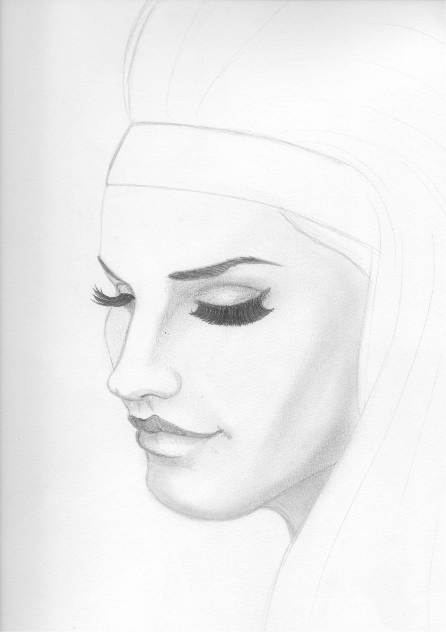 Lana del Rey. Drawing made by me