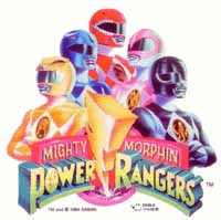 Mighty Morphin' Power Rangers! - My favourite show when I was young..I would watch it daily without fail.