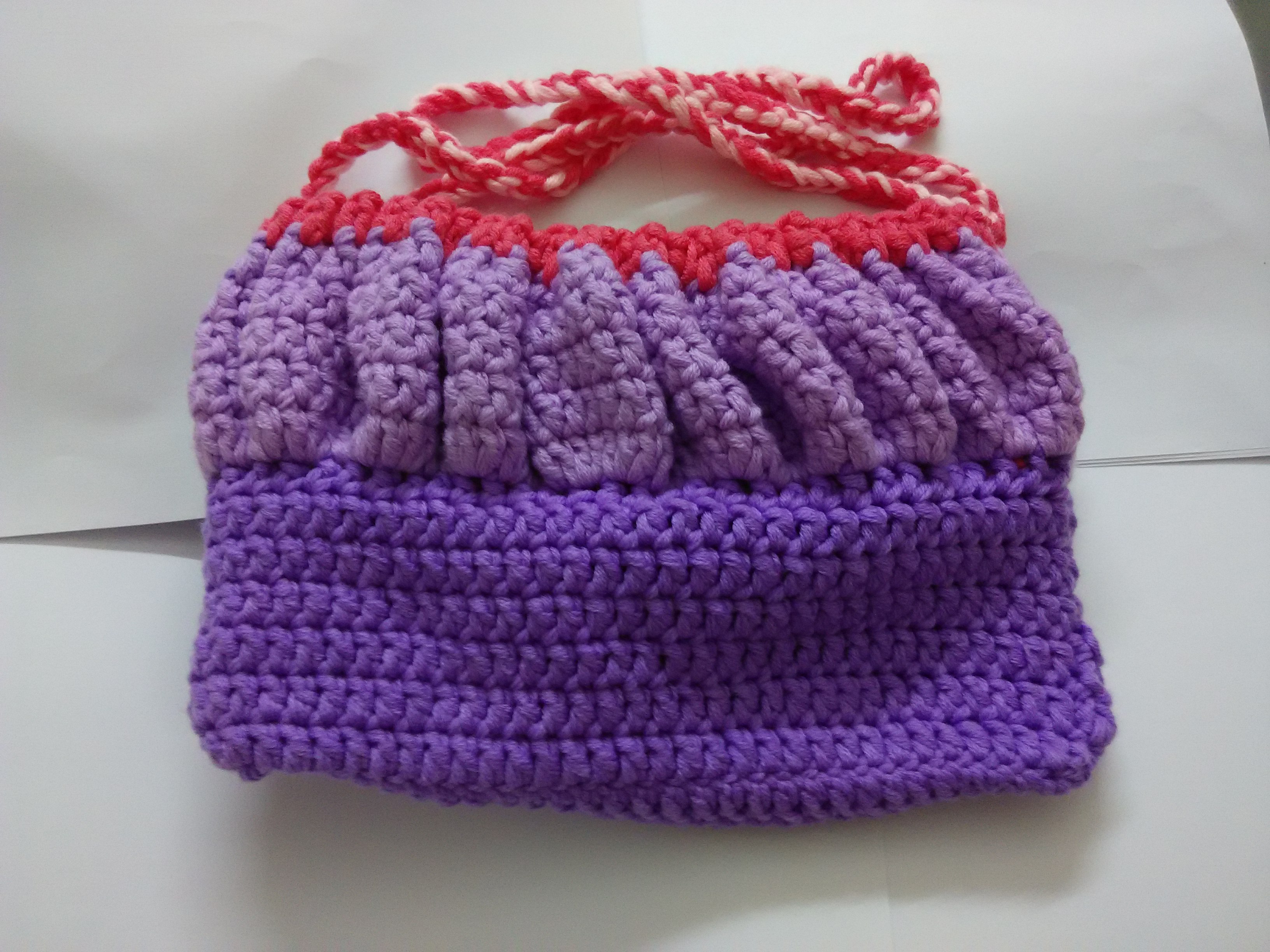 Crocheted bag I made for my daughter