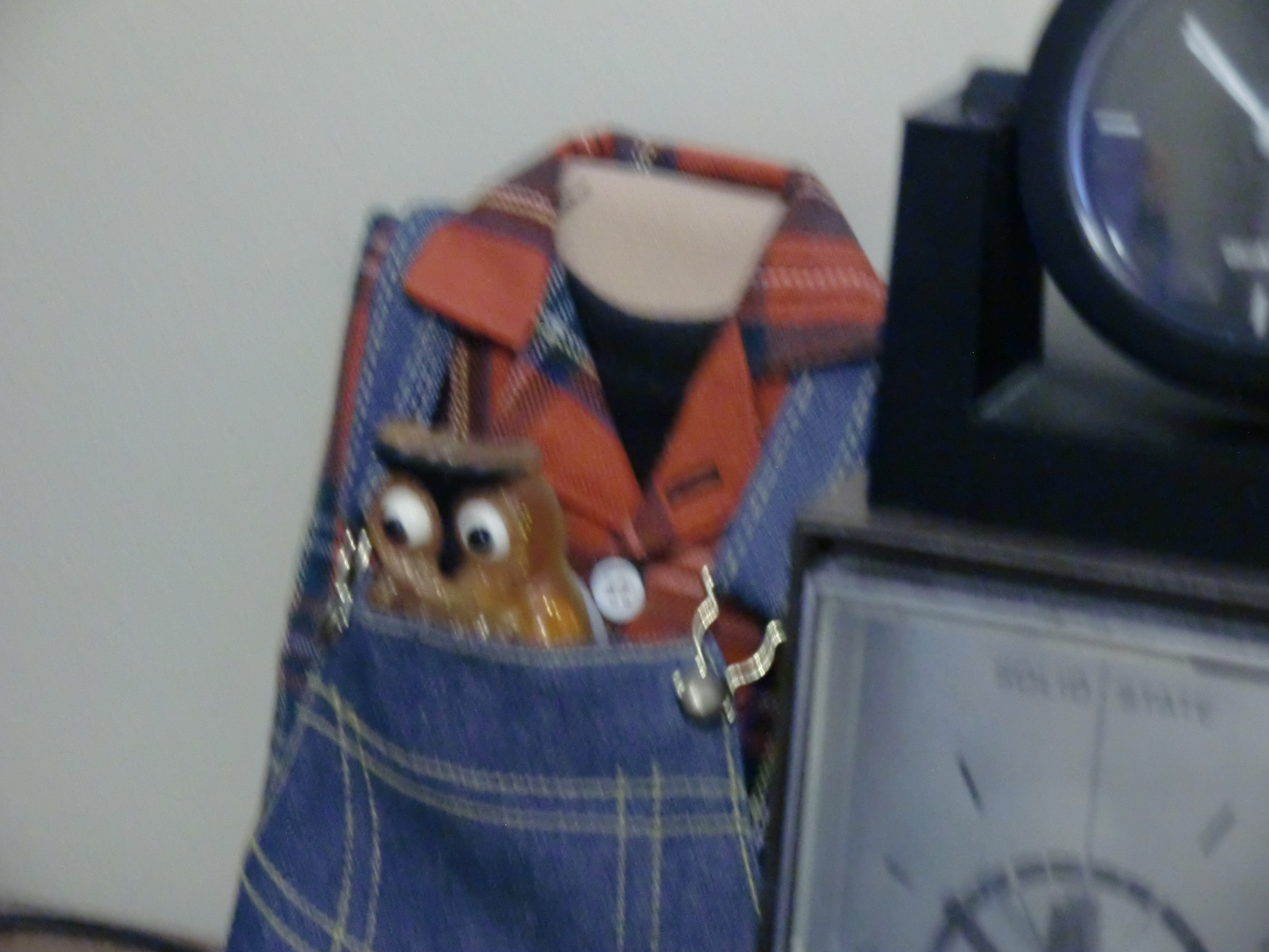 My Keyboard Owl Guarding My Desktop Computer - Gus Kilthau