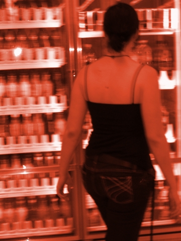 Watching you walk away - There she goes, my muse...