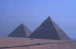 pyramids - there are three major pyramids, but many other small ones