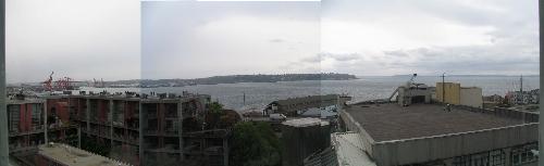 Puget Sound - 'Panoramic' view of Puget Sound in Seattle