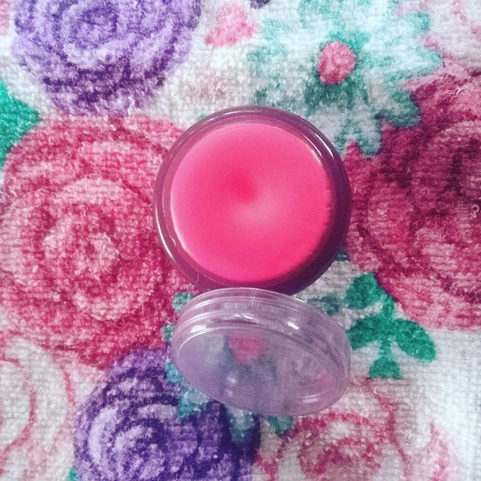 The pink lip balm I made for my daughter. The pink lip balm I made for my daughter.