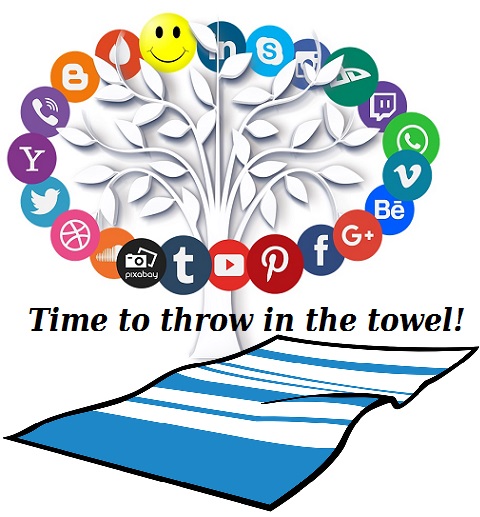social media towel
