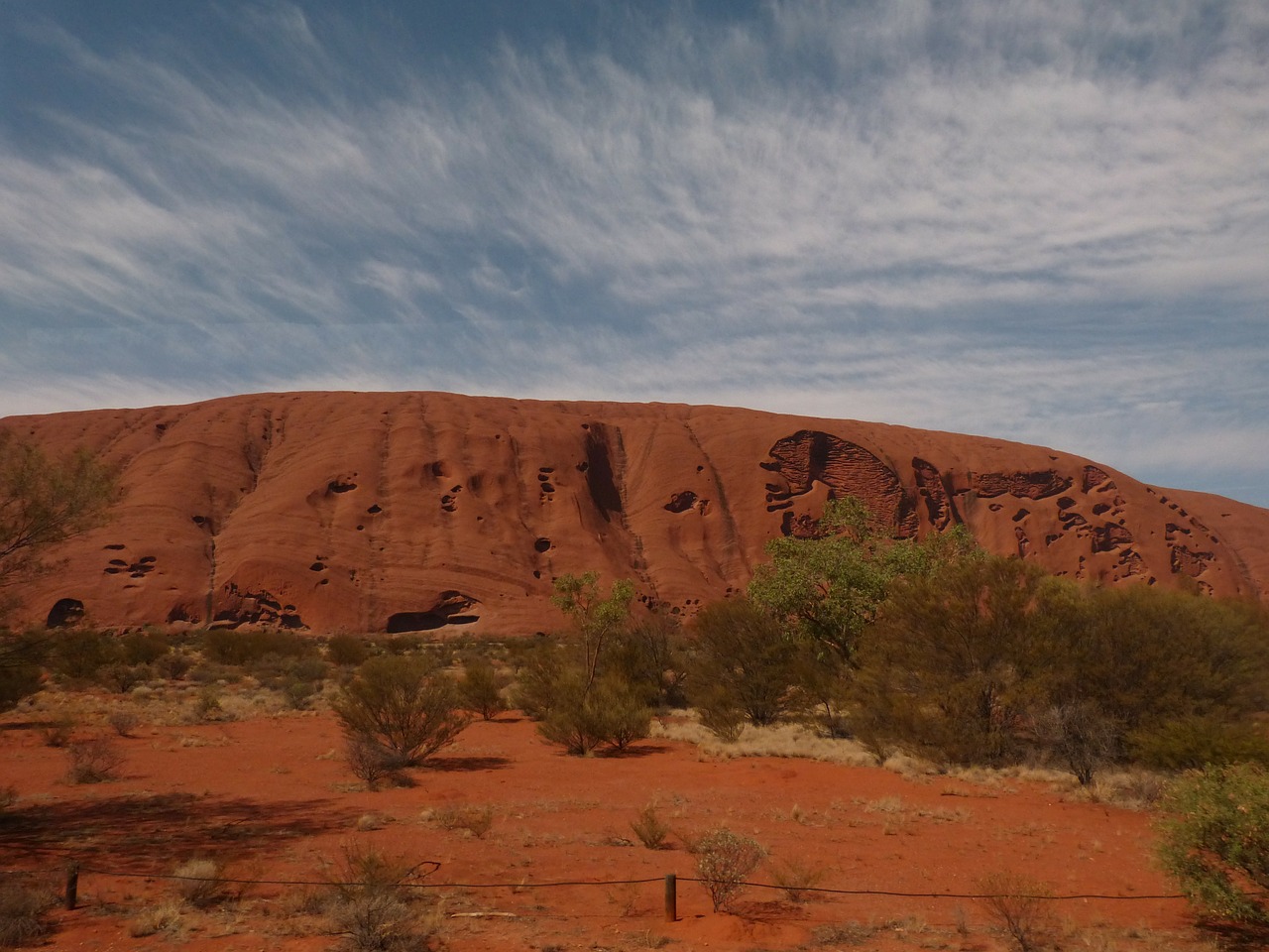 The great sacred rock of Australia, Uluru