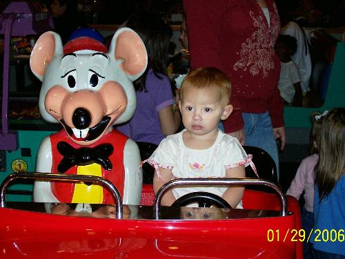 Look I am 2 - Birthday party at Chuckie Cheese. My grandbaby had a wonderful day.