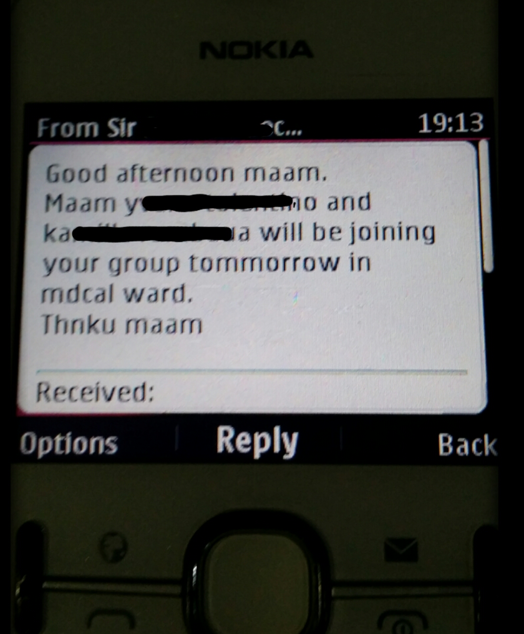 the text message the text message