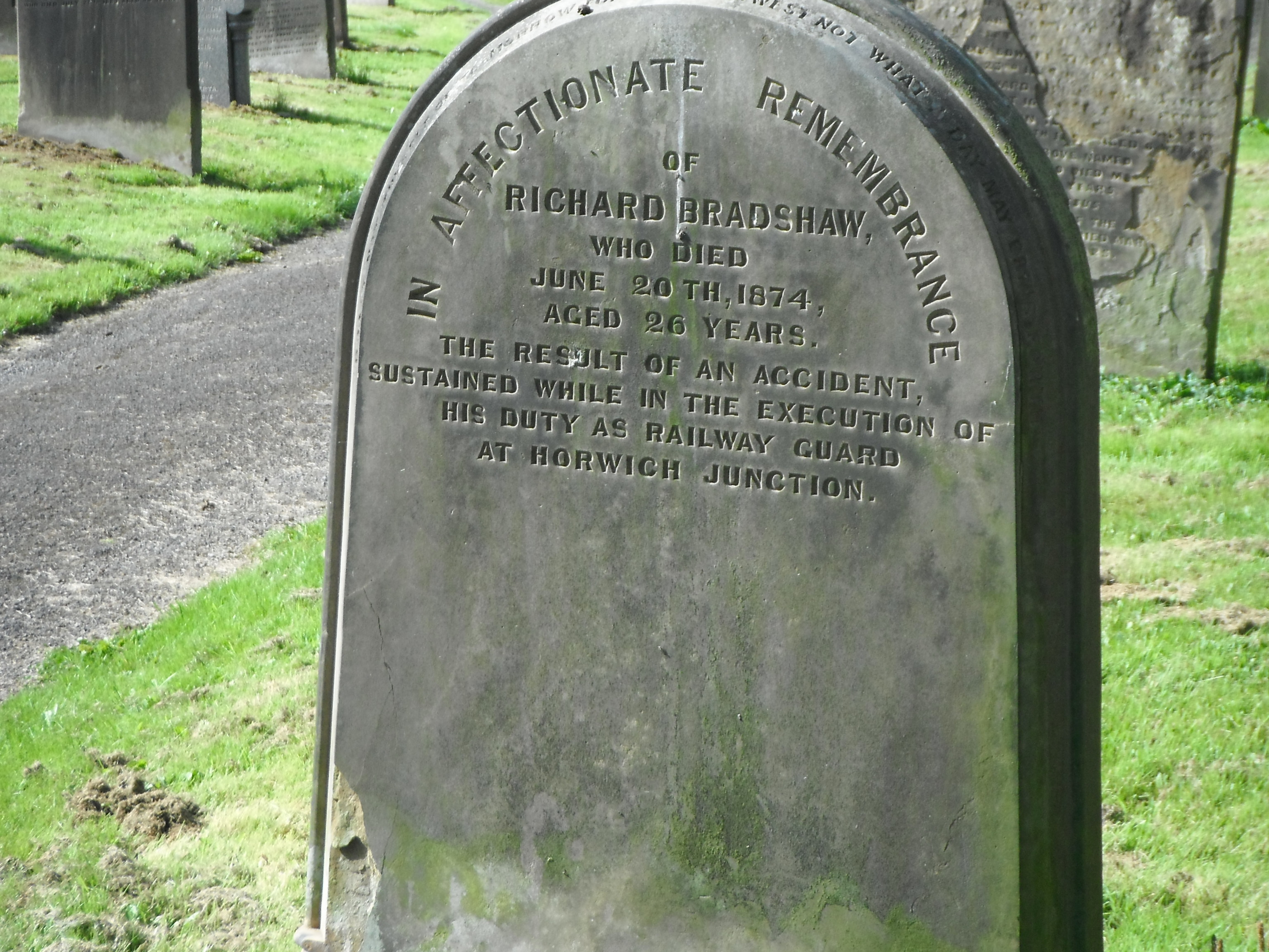 Photo taken by me - grave stone in Preston Cemetery Photo taken by me - grave stone in Preston Cemetery
